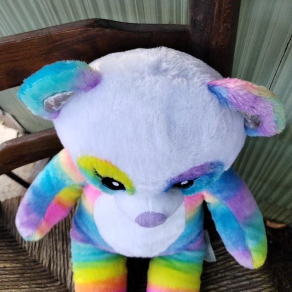 BUILD A BEAR Rainbow Friends Panda Bear Plush Multicolor Doll Stuffed Animal Toy - Picture 12 of 15